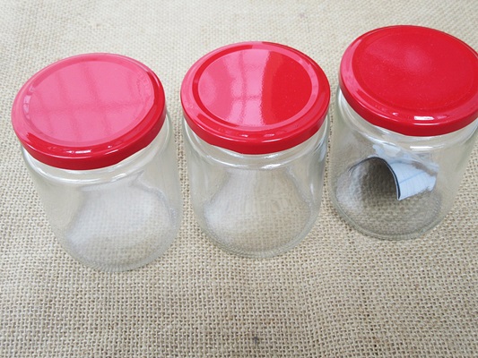3Pcs Preserve Jars Set with Sticker and Chalk - Click Image to Close