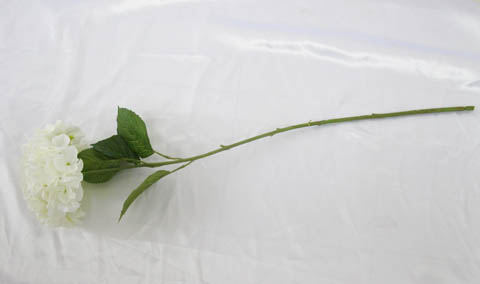 1X White Hydrangea Stem Wedding Flower Favor - Click Image to Close